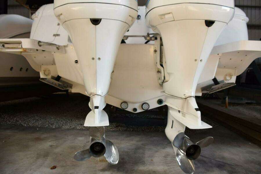 No Bottom Paint And Underwater Lights. Modified V Bottom With Step.