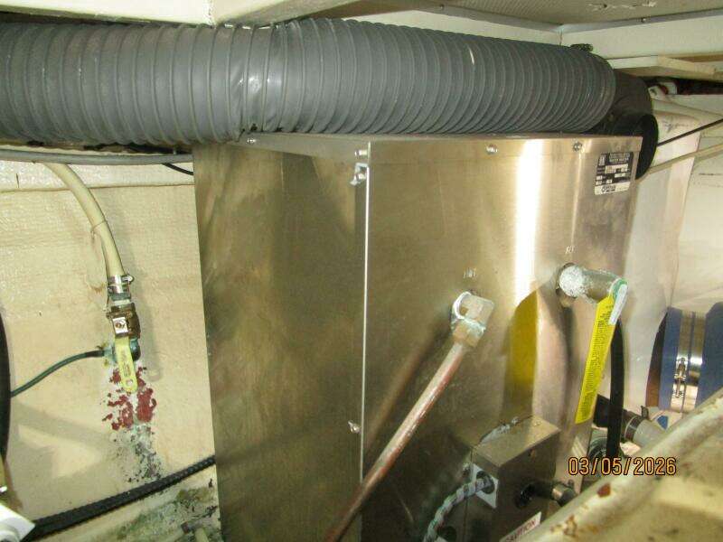 42' Grand Banks water heater
