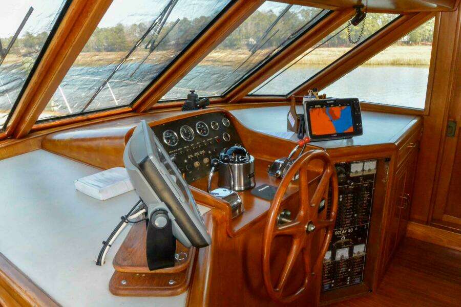 Pilothouse view form port door 