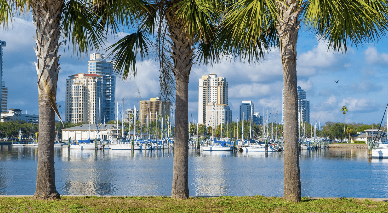Luxury yacht cruising on open water