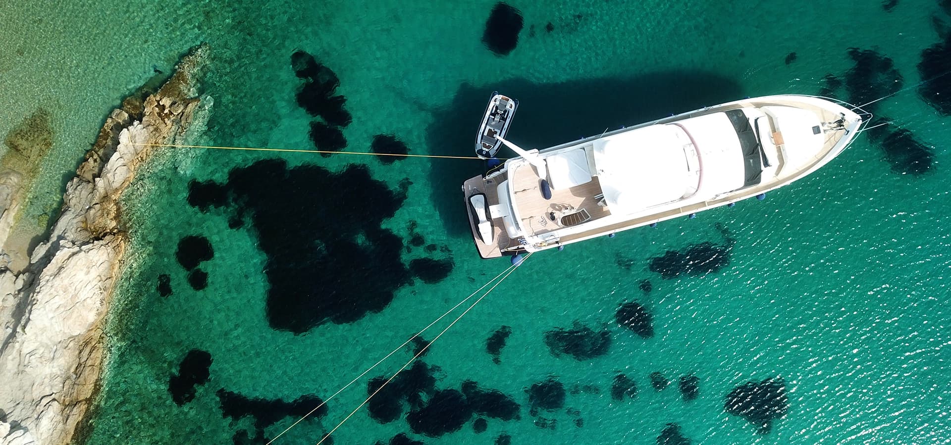 Luxury yacht at sunset - Tampa Yacht Sales